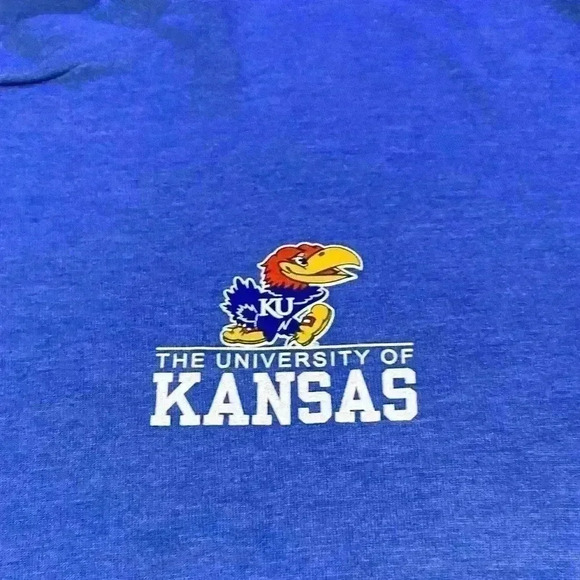 Kansas Jayhawks t shirt color Blue Size Small - Picture 4 of 4